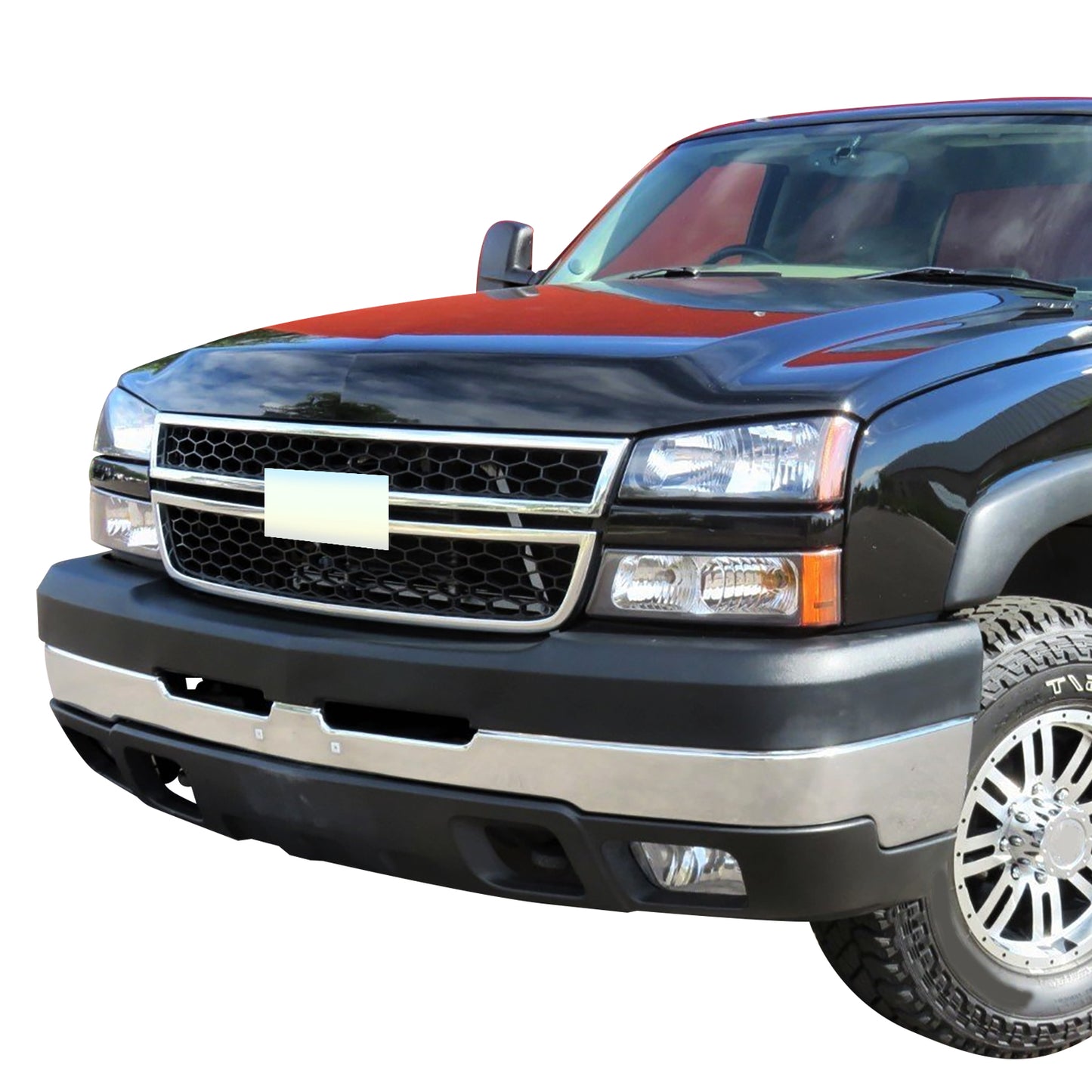 PARRILLA GRILLE - CV SIRADO '06-'07/ GRILLE ASS'Y/ MAT-BLACK W/CHROME MLDG/ (W/DALE EARNHARDT PKG)/ (HONEYCOMB TYPE)/(SS MODEL)//PARTS.NO,GM1200589//OEM NO,19122337