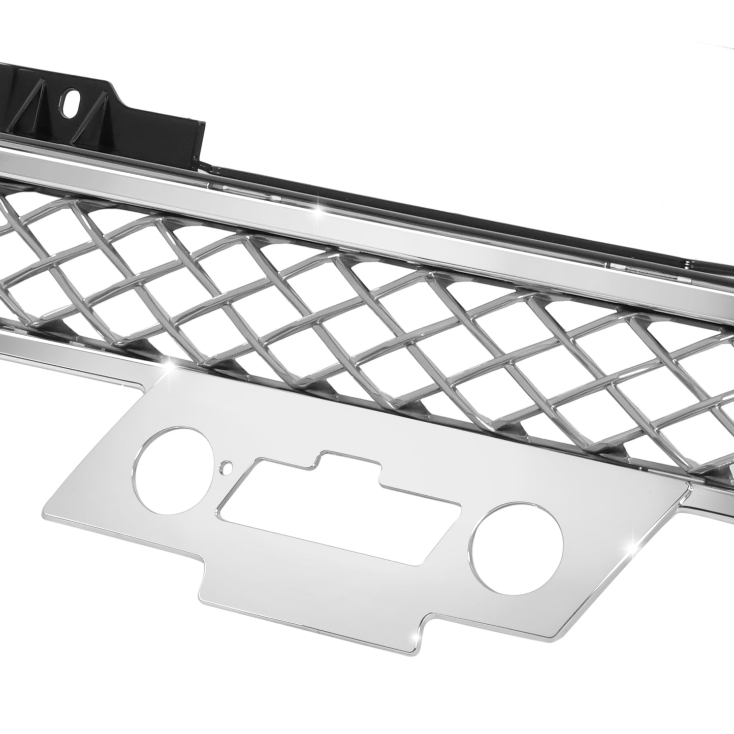 PARRILLA GRILLE - CV AVALANCH 07-13/ GRILLE ASS'Y/ UPPER CHROME/BLACK/ W/CHROME MOULDING/ (W/PLATINUM MESH)/(W/OFF ROAD PKG)//PARTS.NO,GM1200596//OEM NO,19260238