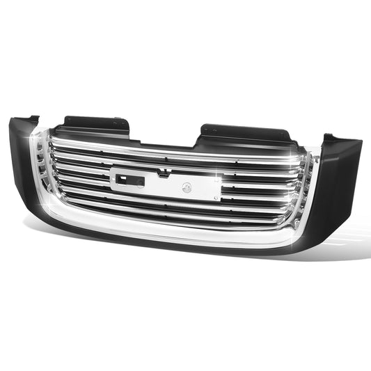 PARRILLA GRILLE - GM ENVOY '02-'09/ GRILLE ASS'Y 06-09/ CHROME SILVER/BLACK/ (W/O H/L WASH TYPE) (SLT)/ (SAME S15 JIMMY)//PARTS.NO,GM1200604//OEM NO,19121042