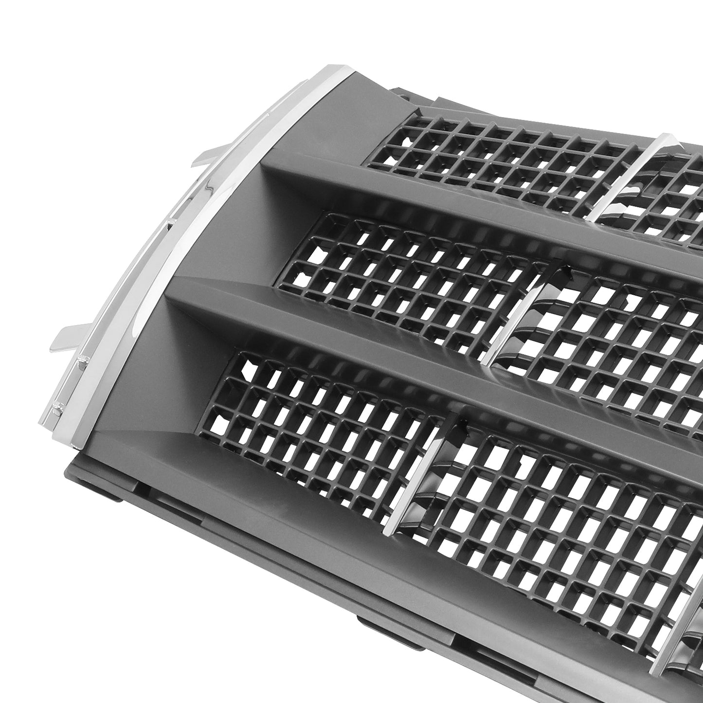 PARRILLA GRILLE - CADLAC CTS/CTS-V '08-'13/ GRILLE ASS'Y/ CHROME/SILVER/GREY/ (W/O CREST & WREATH)//PARTS.NO,GM1200616//OEM NO,25896043