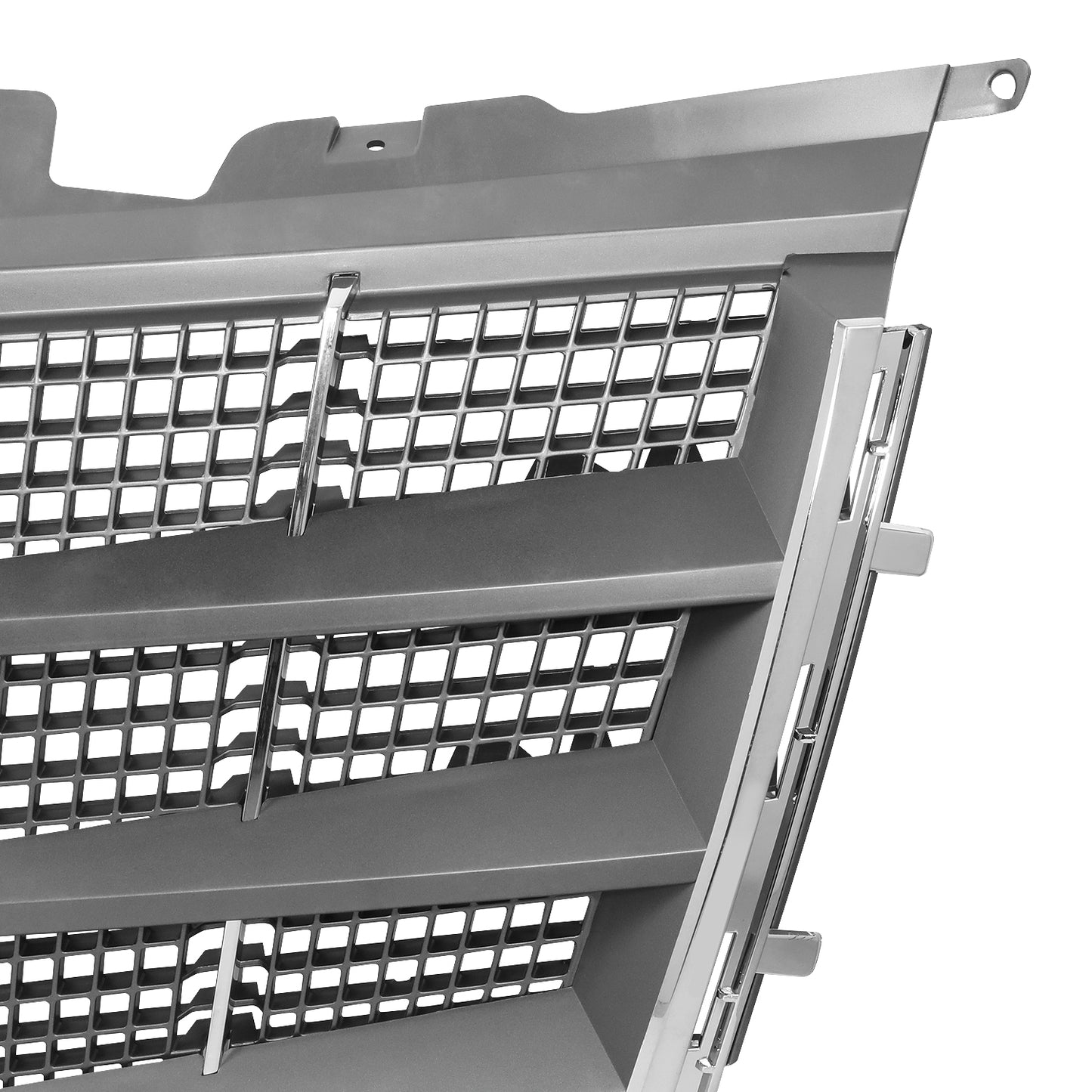 PARRILLA GRILLE - CADLAC CTS/CTS-V '08-'13/ GRILLE ASS'Y/ CHROME/SILVER/GREY/ (W/O CREST & WREATH)//PARTS.NO,GM1200616//OEM NO,25896043