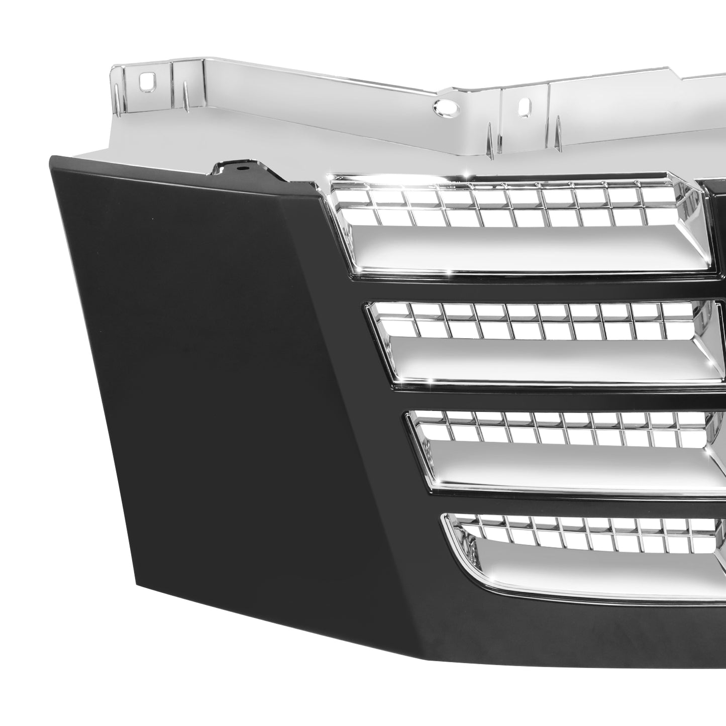 PARRILLA GRILLE - CADLAC ESCLDE '07-'14/ GRILLE ASS'Y/ CHROME W/BLACK FRAME/ (ESV/EXT/HYBRID)
