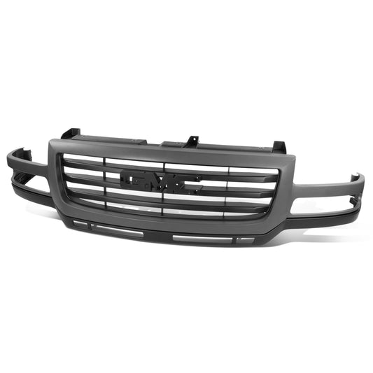 PARRILLA GRILLE - GC SERRA '03-'06/ GRILLE ASS'Y/ MAT-BLACK W/GRAY MOULDING/ (2500/3500HD )//PARTS.NO,GM1200627//OEM NO,19130794