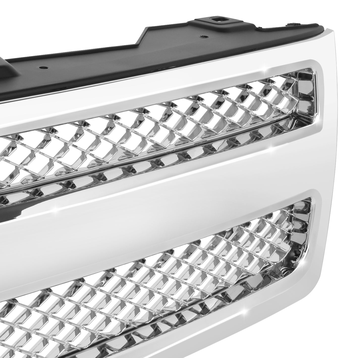 PARRILLA GRILLE - CV SIRADO '07-'13/ GRILLE ASS'Y 12-13/ CHROME/BLACK/ W/CHROME FRAME/ (MESH TYPE)