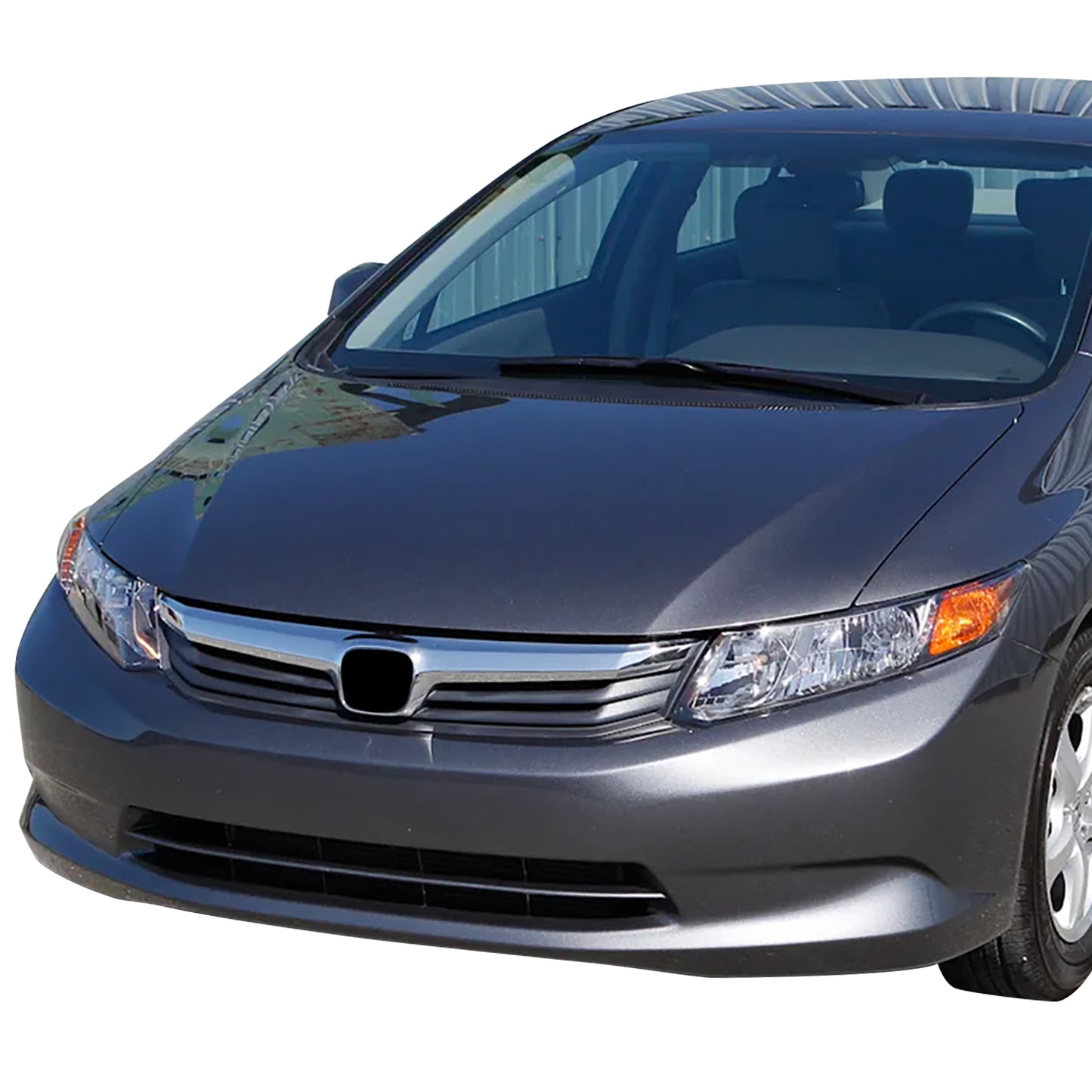 PARRILLA GRILLE - HD CVIC '12/'13-'15 (CP/SDN)/ GRILLE ASS'Y 12-12/ MAT-BLACK (4D)(1.8)//PARTS.NO,HO1200206//OEM NO,71121TR0A01