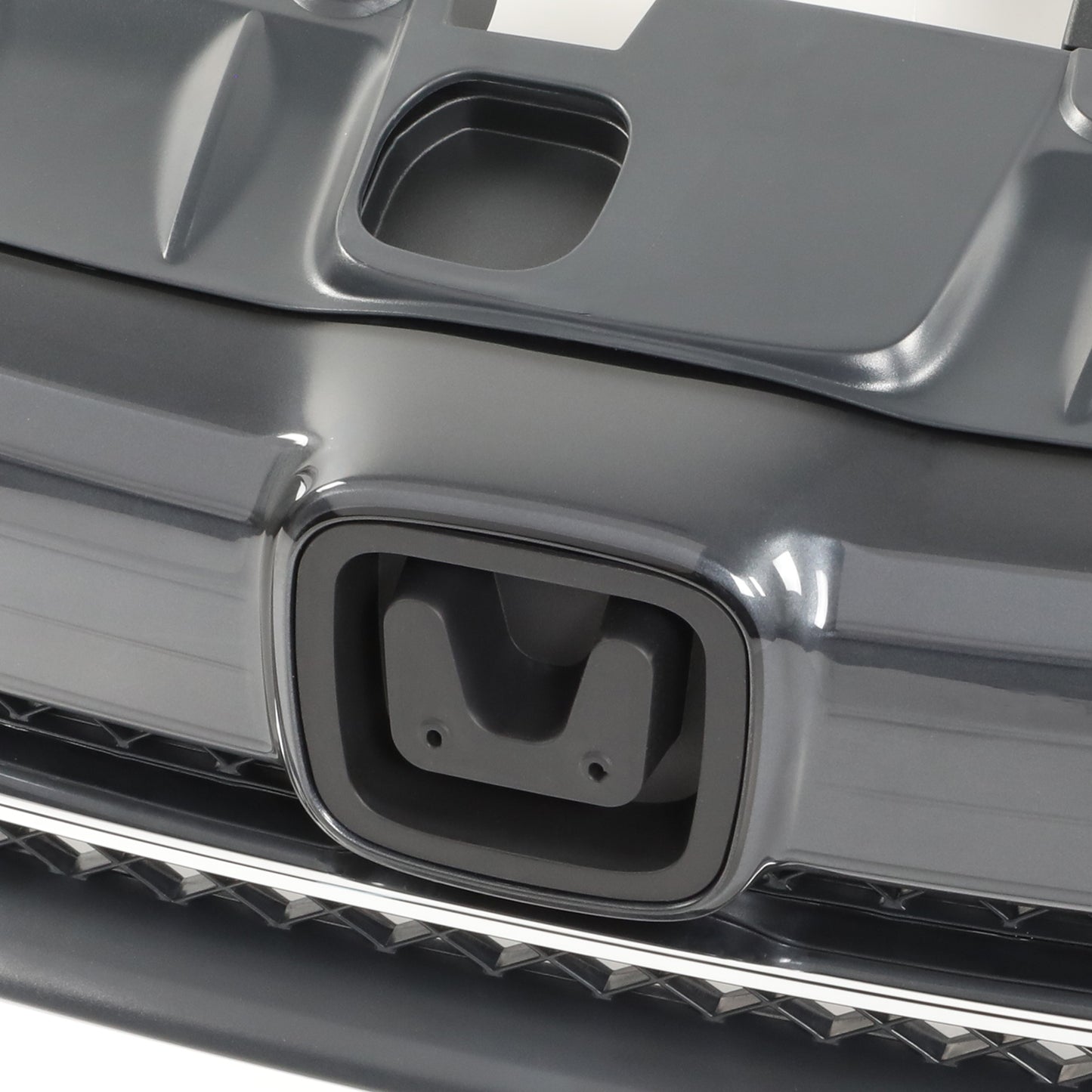 PARRILLA GRILLE - HD CVIC '12/'13-'15 (CP/SDN)/ GRILLE ASS'Y 14-15/ MAT-GRAY W/CHROME MOULDING/ (2D)(1.8)//PARTS.NO,HO1200221//OEM NO,71120TS8A51