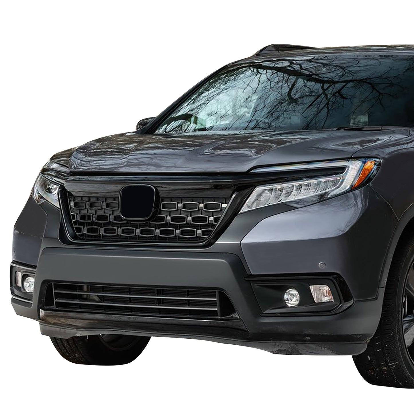 PARRILLA GRILLE - HD PASSORT 19-21/ GRILLE ASS'Y/ W/TEXTURED BLACK/ (ELITE/EXL/SPORT/TOURING)//PARTS.NO,HO1200250//OEM NO,71121TGSA00