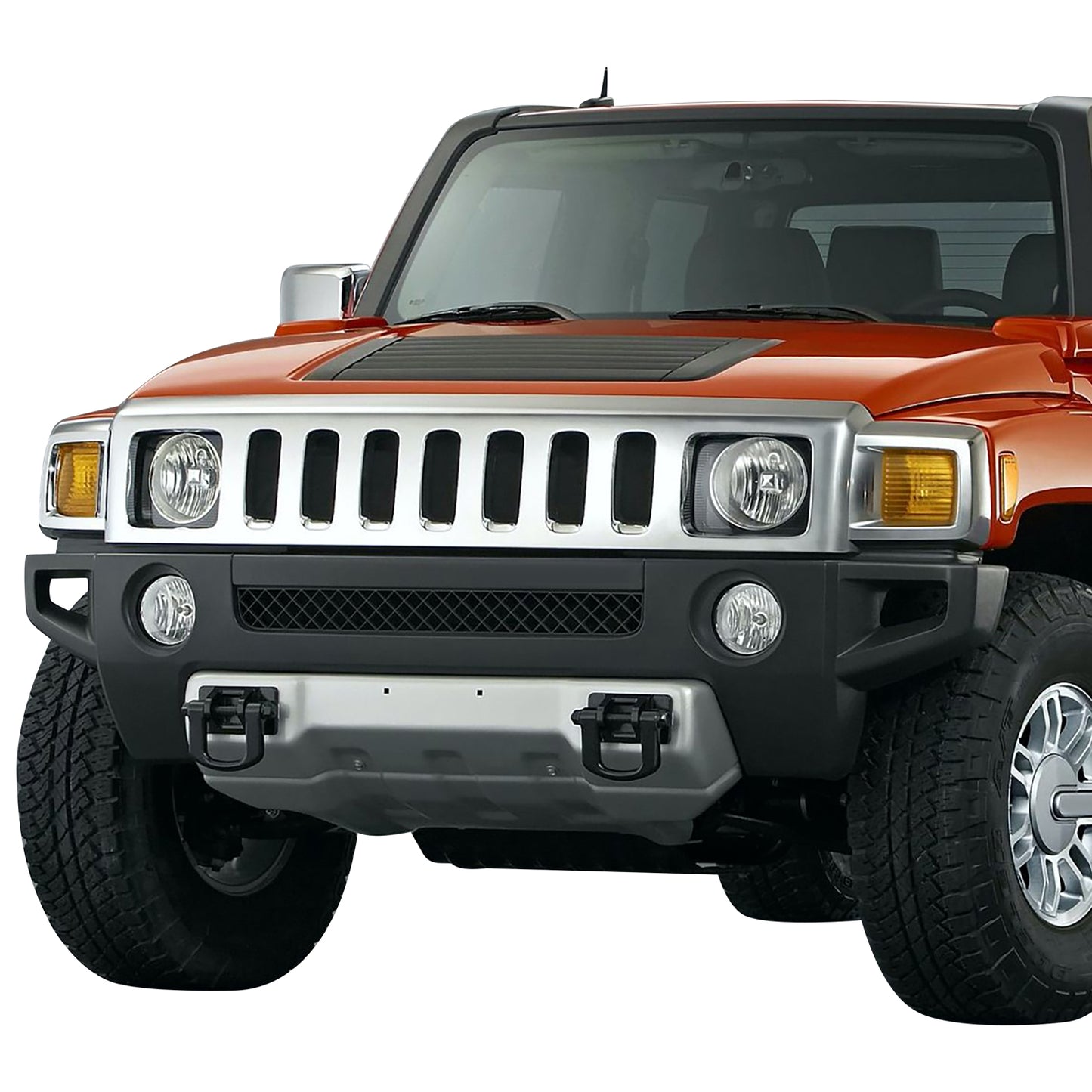 PARRILLA GRILLE - GM HUMER H3 '06-'10/ GRILLE ASS'Y/ UPPER CHROME//PARTS.NO,HU1200101//OEM NO,15834196