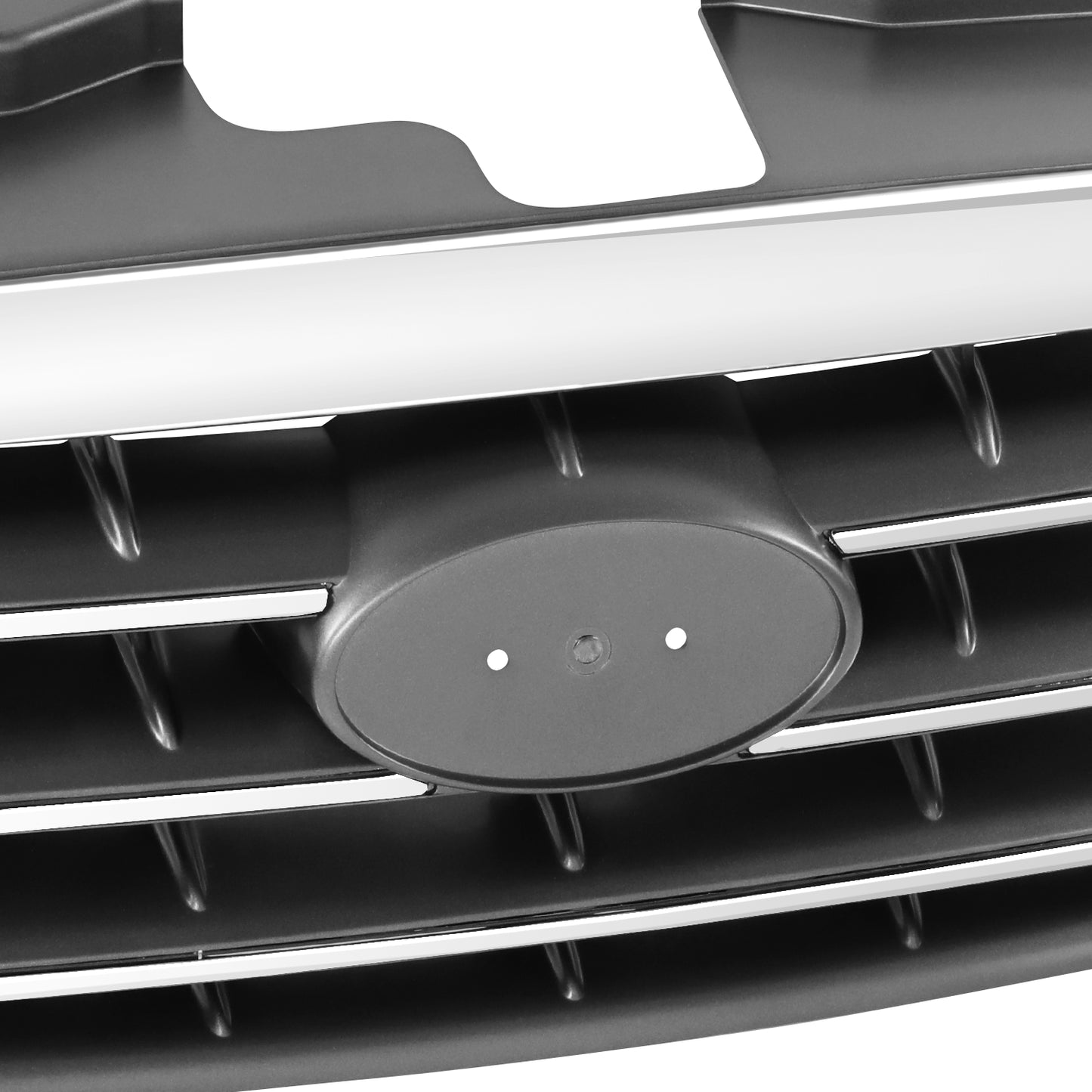 PARRILLA GRILLE - HY ELNTR 07-10(4D)/09-12(WG)/ GRILLE ASS'Y/ PAINTED SILVER/BLACK/ W/CHROME MOULDING (4D)//PARTS.NO,HY1200145//OEM NO,863502H000