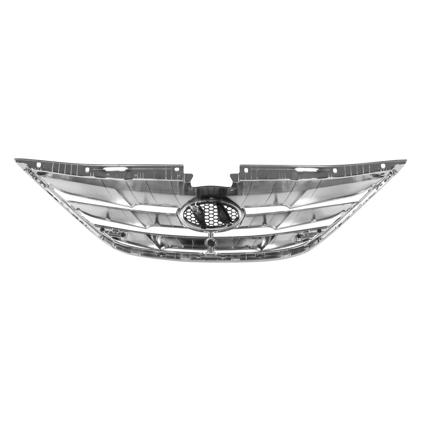 PARRILLA GRILLE - HY SONATA '11-'14/ GRILLE ASS'Y 11-13/ PAINTED BLACK W/CHROME MLDG//PARTS.NO,HY1200154//OEM NO,863503S100