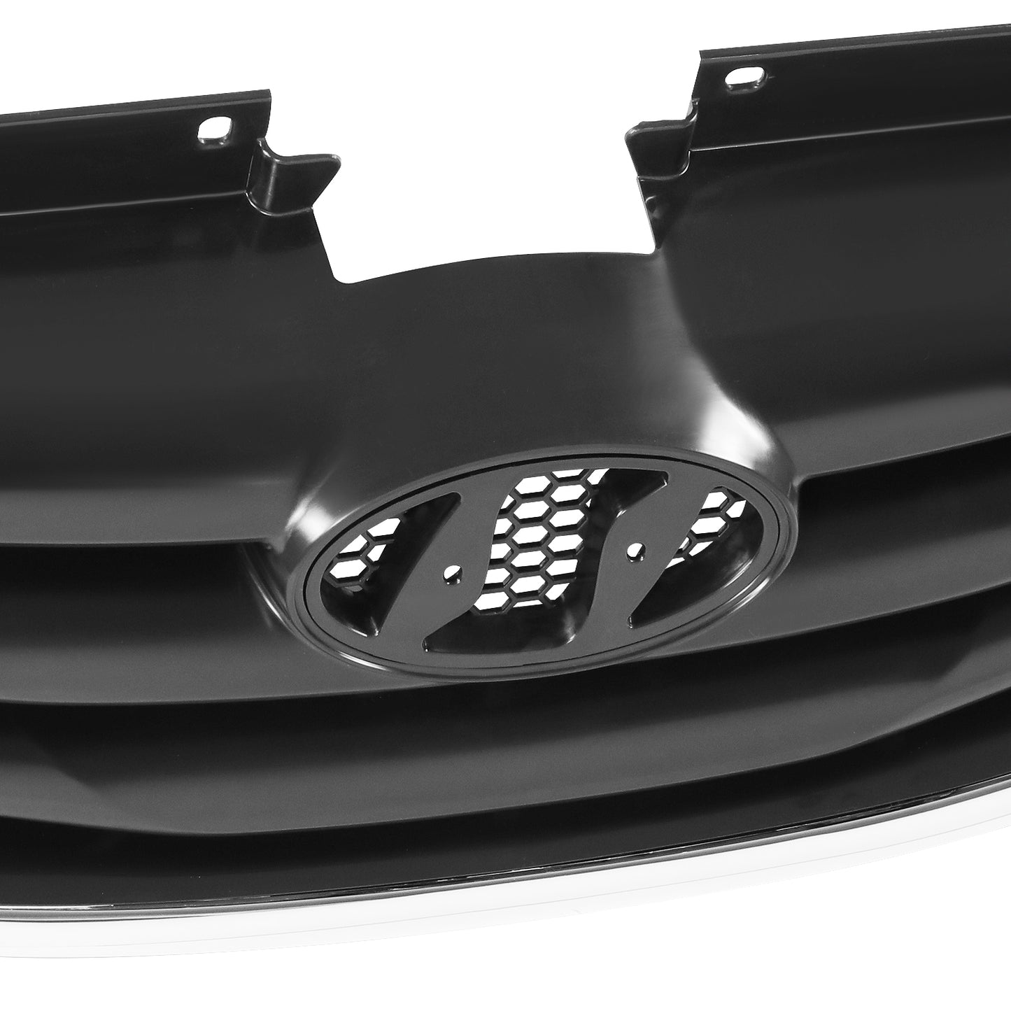 PARRILLA GRILLE - HY SONATA '11-'14/ GRILLE ASS'Y 11-13/ MAT-BLACK W/CHROME MOULDING//PARTS.NO,HY1200162//OEM NO,863503S000