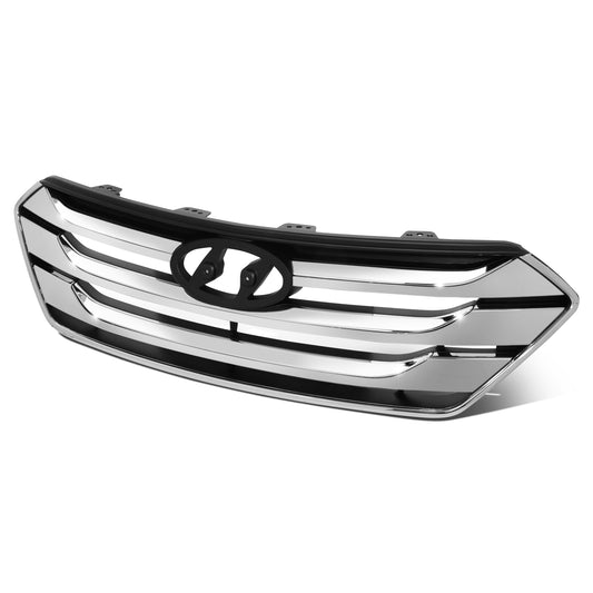 PARRILLA GRILLE - HY SNTA FE 13-18/19-22/ GRILLE ASS'Y 13-14/ CHROME/BLACK/ (W/CHROME MOULDING)/ (SANTA FE SPORT)