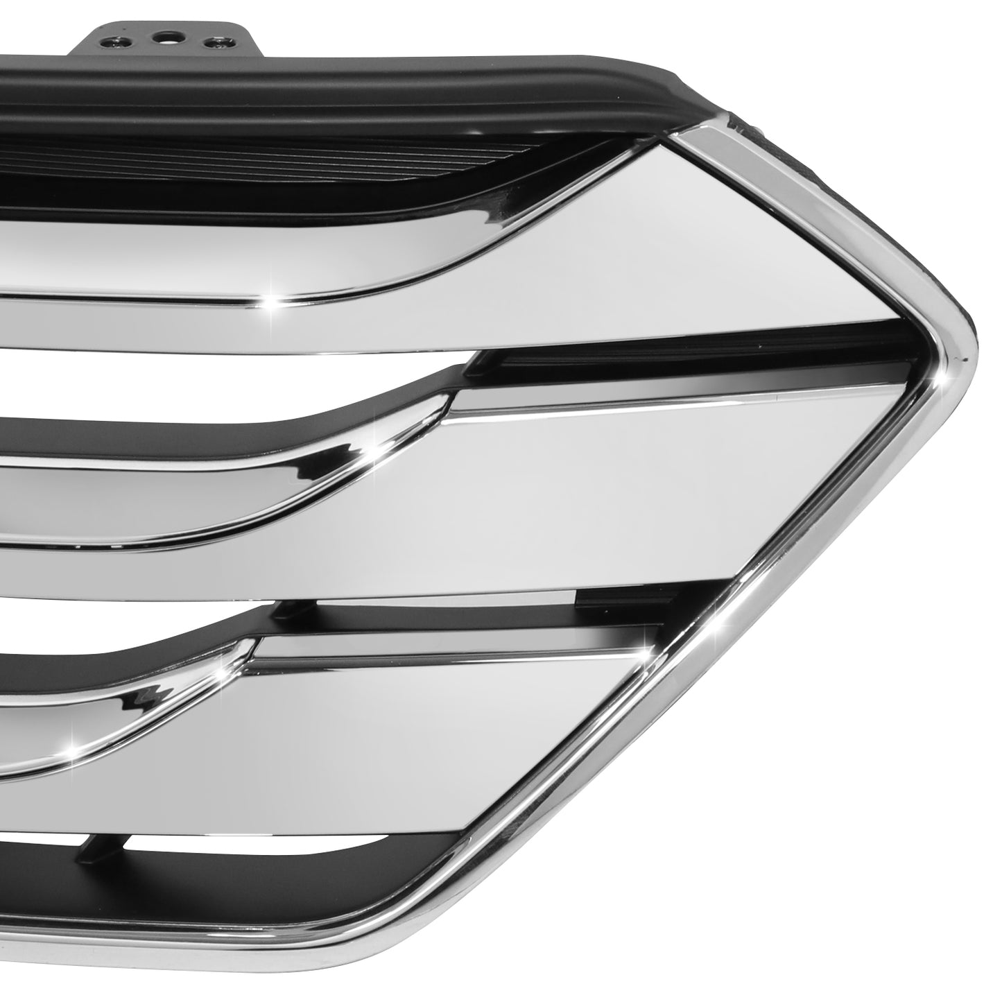 PARRILLA GRILLE - HY SNTA FE 13-18/19-22/ GRILLE ASS'Y 13-14/ CHROME/BLACK/ (W/CHROME MOULDING)/ (SANTA FE SPORT)