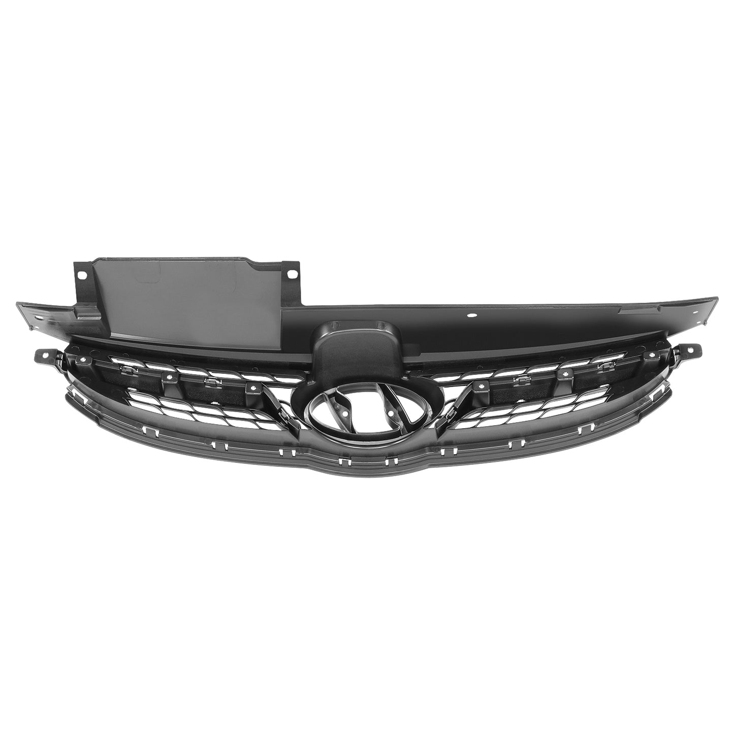 PARRILLA GRILLE - HY ELNTR 11-13/14-16/ GRILLE ASS'Y 11-13/ MAT-GRAY W/CHROME MOULDING/ (4D)(LIMITED) (KOREA BUILT)//PARTS.NO,HY1200165//OEM NO,863503X200