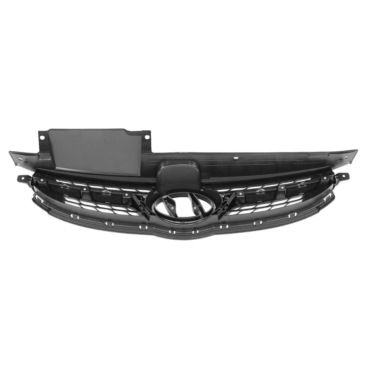 PARRILLA GRILLE - HY ELNTR 11-13/14-16/ GRILLE ASS'Y 11-13/ MAT-GRAY W/CHROME MOULDING/ (4D)(GL|GLS|L)/ (KOREA BUILT)//PARTS.NO,HY1200166//OEM NO,863503X000
