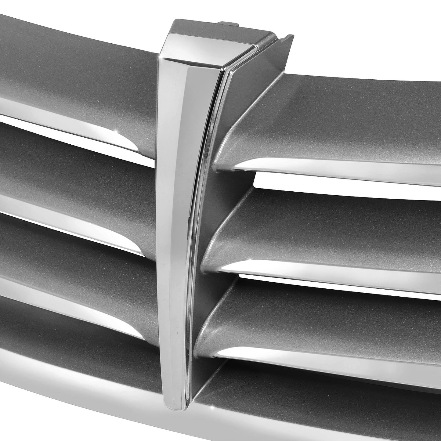 PARRILLA GRILLE - HY GESIS(4D)'09-'14/(2D)10-12/ GRILLE ASS'Y 11-14/ CHROME W/PAINTED SILVER GRAY/ (4D)