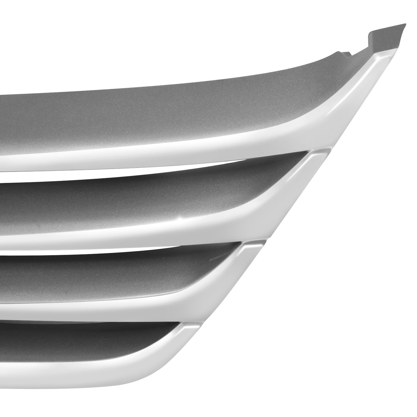 PARRILLA GRILLE - HY GESIS(4D)'09-'14/(2D)10-12/ GRILLE ASS'Y 11-14/ CHROME W/PAINTED SILVER GRAY/ (4D)