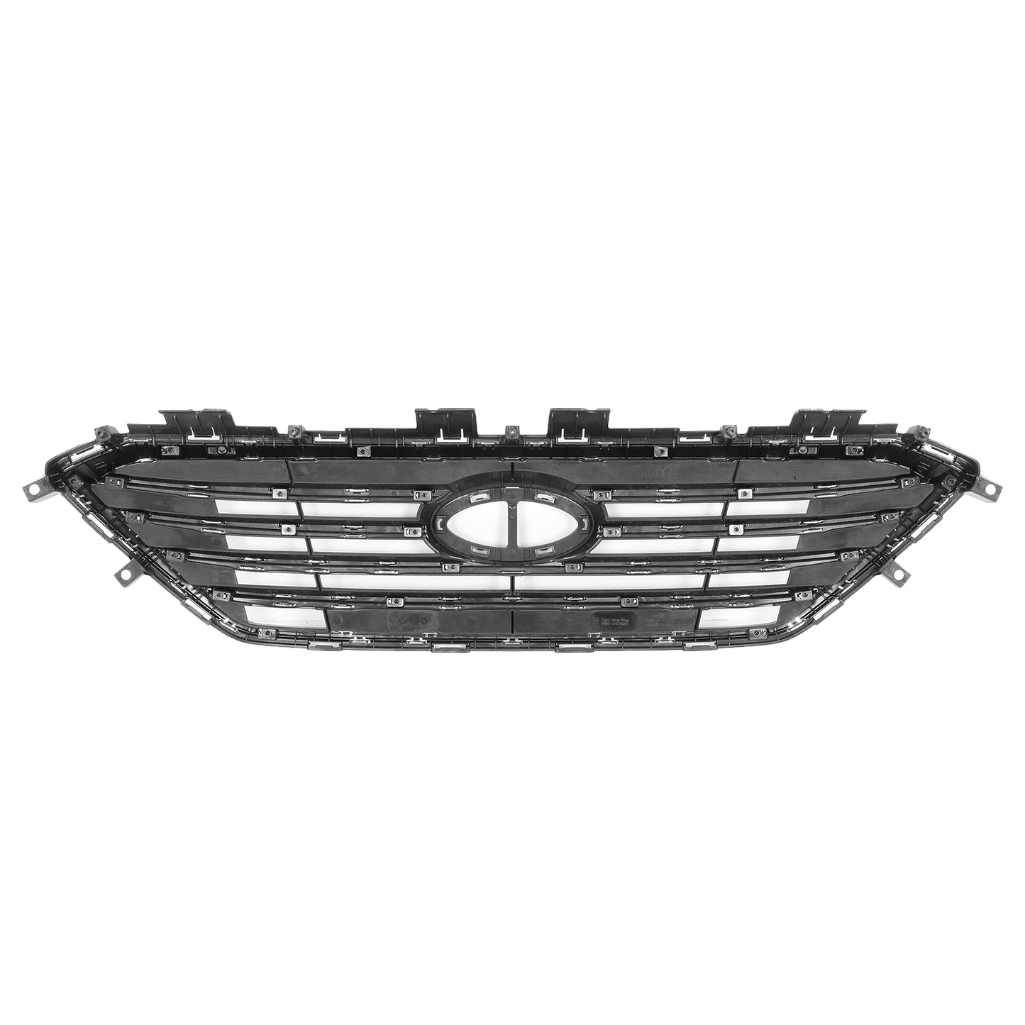 PARRILLA GRILLE - HY SONATA '15-'17/'18-'19/ GRILLE ASS'Y 15-17/ PAINTED SILVER W/CHROME MLDG/ (W/O AUTO CRUISE) (STD)//PARTS.NO,HY1200174//OEM NO,86350C2000