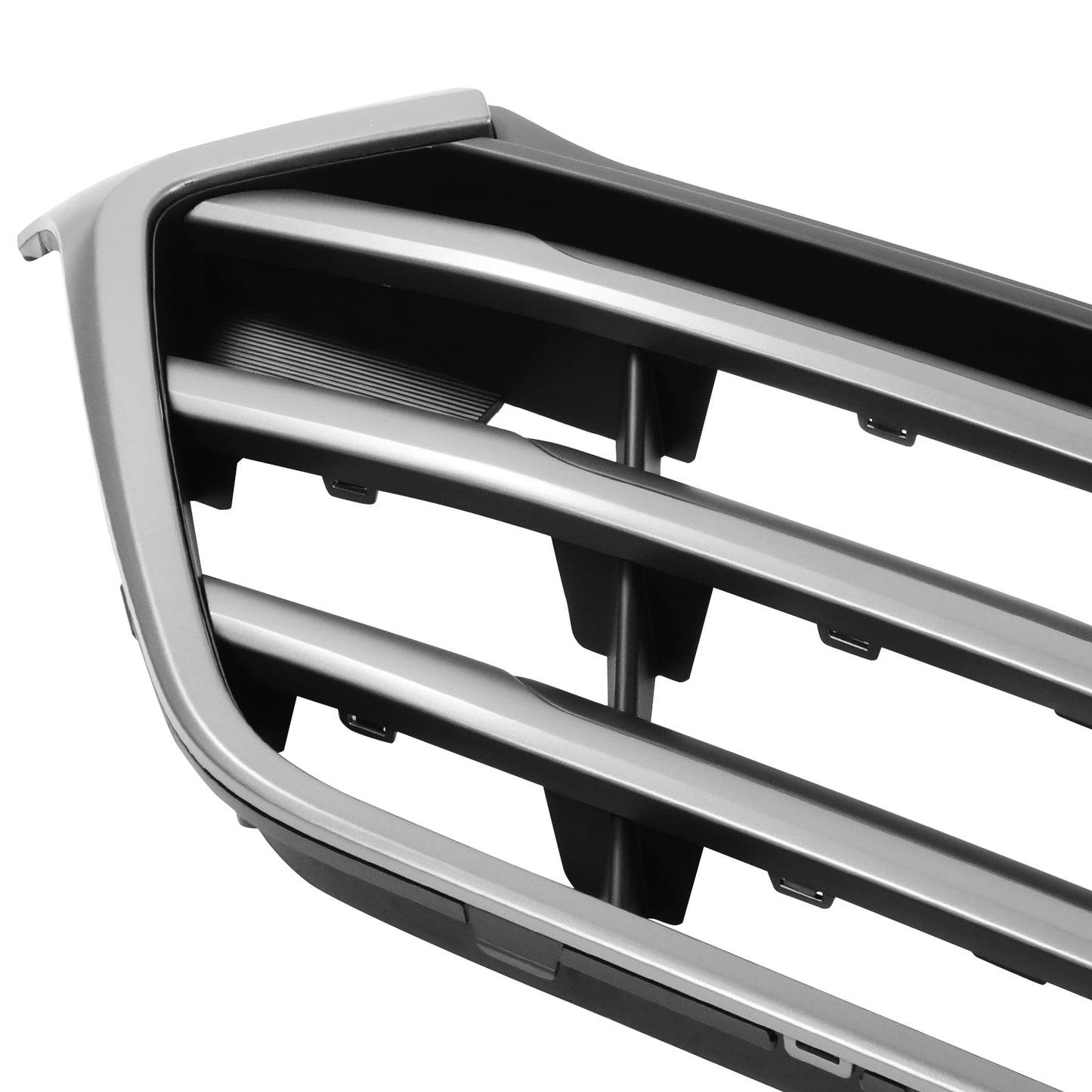 PARRILLA GRILLE - HY TUSN (IX25/35) 16-18/19-21/ GRILLE ASS'Y 16-18/ W/PRIMED BLACK/ W/SILVER MOULDING/ (SE/ECO/SPORT)//PARTS.NO,HY1200189//OEM NO,86350D3000RAM