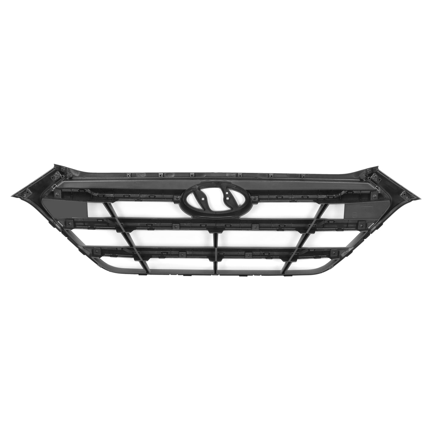 PARRILLA GRILLE - HY TUSN (IX25/35) 16-18/19-21/ GRILLE ASS'Y 16-18/ W/PRIMED BLACK/ W/SILVER MOULDING/ (SE/ECO/SPORT)//PARTS.NO,HY1200189//OEM NO,86350D3000RAM