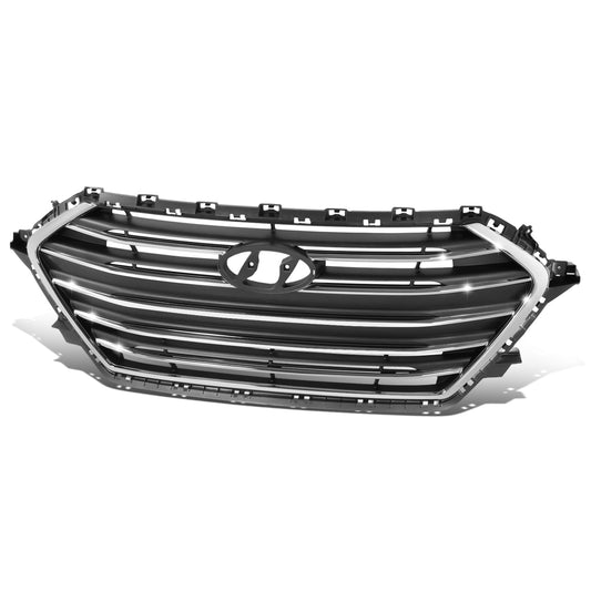 PARRILLA GRILLE - HY ELNTR 17-18/19-20/ GRILLE ASS'Y 17-18/ BLACK W/CHROME MOULDING/ (1.4/2.0)(4D)(KOREA BUILT)/ (W/O AUTO CRUISE)//PARTS.NO,HY1200200//OEM NO,86350F2100