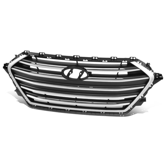 PARRILLA GRILLE - HY ELNTR 17-18/19-20/ GRILLE ASS'Y 17-18/ BLACK W/SILVER MOULDING/ (1.4/2.0)(4D)(USA BUILT)//PARTS.NO,HY1200204//OEM NO,86350F3000