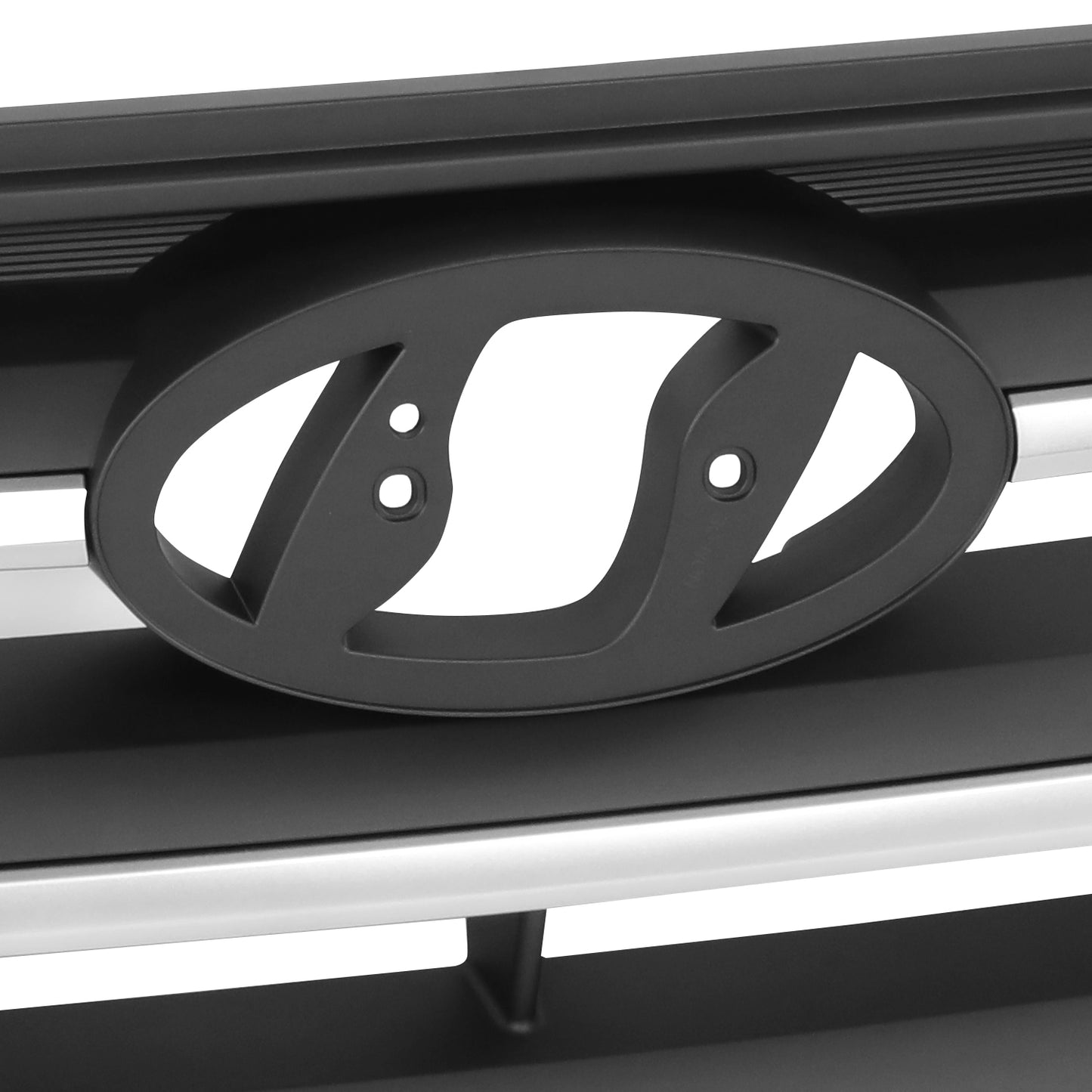 PARRILLA GRILLE - HY TUSN (IX25/35) 16-18/19-21/ GRILLE ASS'Y 16-18/ W/PAINTED BLACK/ W/SILVER GRAY MOULDING/ (SE/ECO/SPORT)//PARTS.NO,HY1200208//OEM NO,86350D3000GAL