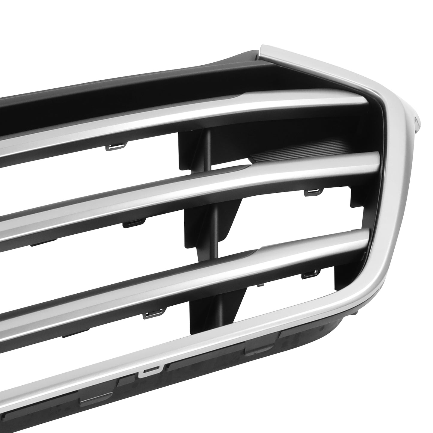 PARRILLA GRILLE - HY TUSN (IX25/35) 16-18/19-21/ GRILLE ASS'Y 16-18/ W/PAINTED BLACK/ W/SILVER GRAY MOULDING/ (SE/ECO/SPORT)//PARTS.NO,HY1200208//OEM NO,86350D3000GAL