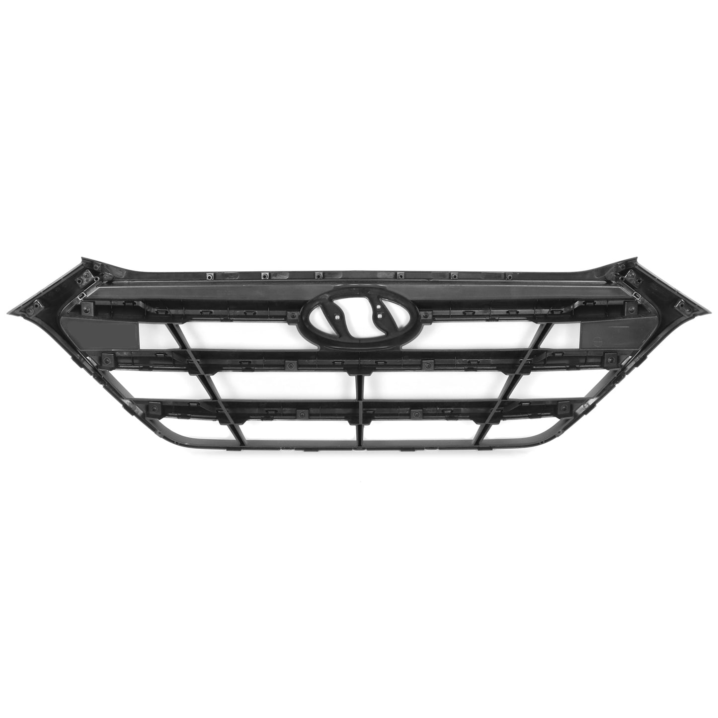 PARRILLA GRILLE - HY TUSN (IX25/35) 16-18/19-21/ GRILLE ASS'Y 16-18/ W/PAINTED BLACK/ W/SILVER GRAY MOULDING/ (SE/ECO/SPORT)//PARTS.NO,HY1200208//OEM NO,86350D3000GAL