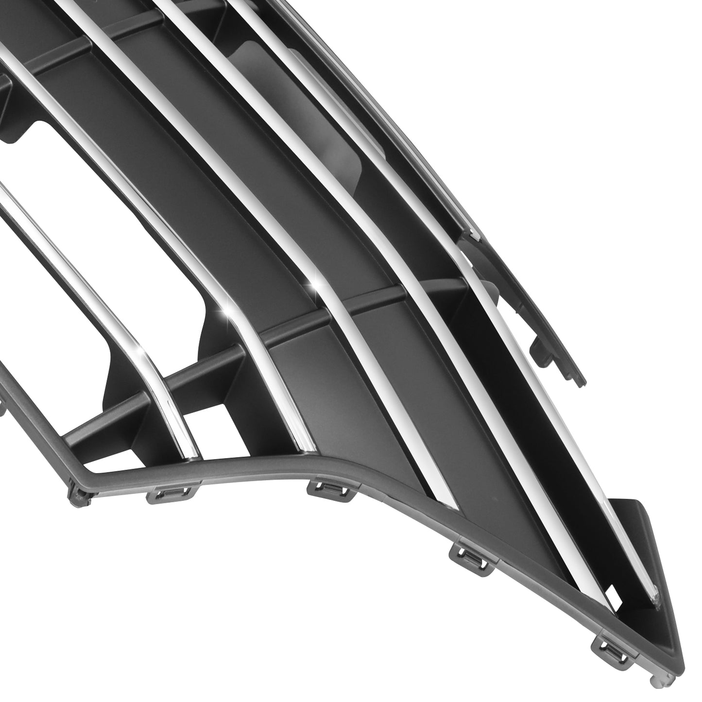 PARRILLA GRILLE - HY ELNTR 17-18/19-20/ GRILLE ASS'Y 19-20/ CHROME SILVER/BLACK/ W/CHROME MOULDING/ W/O INTELLIGENT CRUISE CONTROL/(4D)(USA BUILT)//PARTS.NO,HY1200212//OEM NO,86350F3510