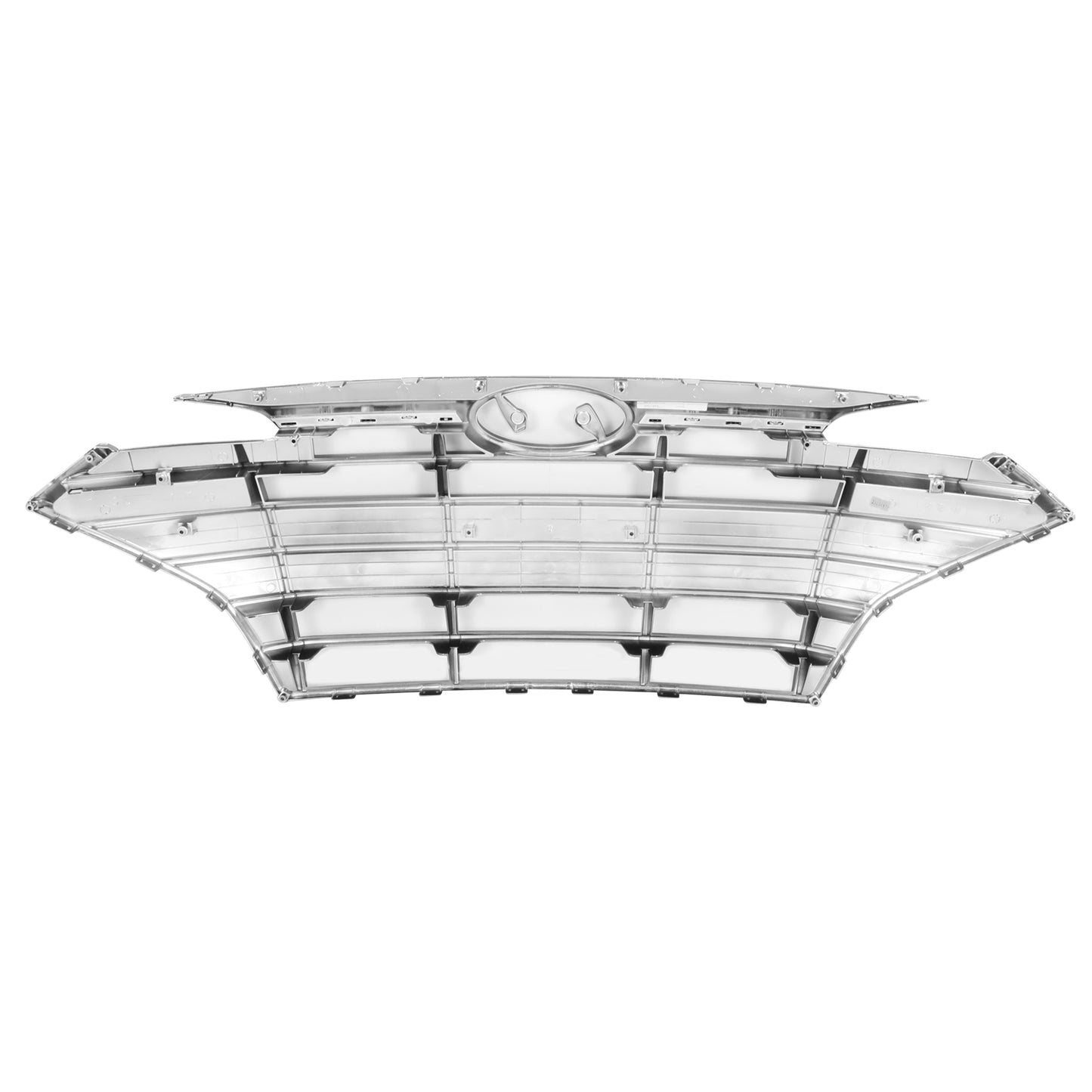PARRILLA GRILLE - HY ELNTR 17-18/19-20/ GRILLE ASS'Y 19-20/ CHROME SILVER/BLACK/ W/CHROME MOULDING/ W/O INTELLIGENT CRUISE CONTROL/(4D)(USA BUILT)//PARTS.NO,HY1200212//OEM NO,86350F3510