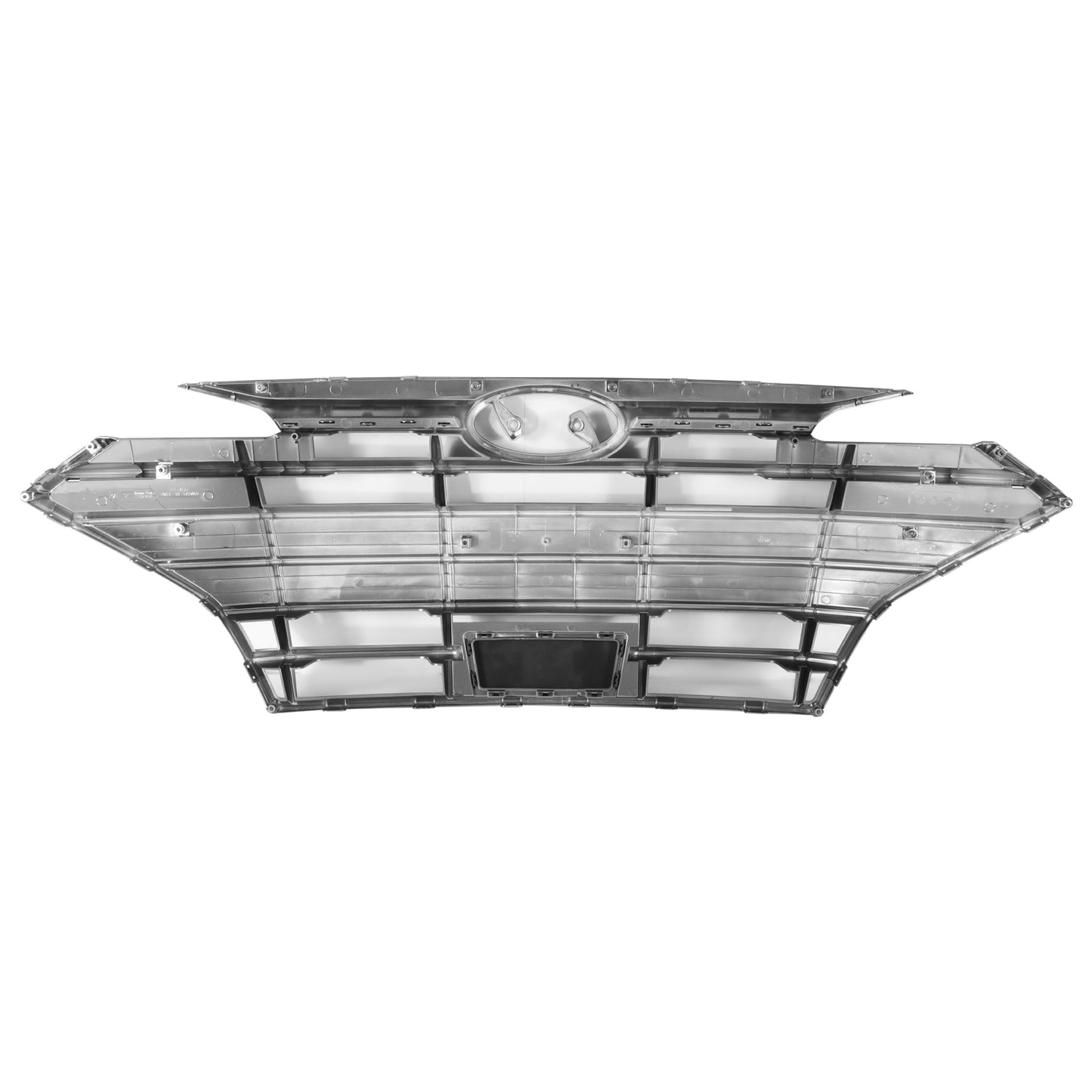PARRILLA GRILLE - HY ELNTR 17-18/19-20/ GRILLE ASS'Y 19-20/ CHROME SILVER/BLACK/ W/SILVER BLACK MOULDING/ W/INTELLIGENT CRUISE CONTROL/(4D)(USA BUILT)//PARTS.NO,HY1200213//OEM NO,86350F3520