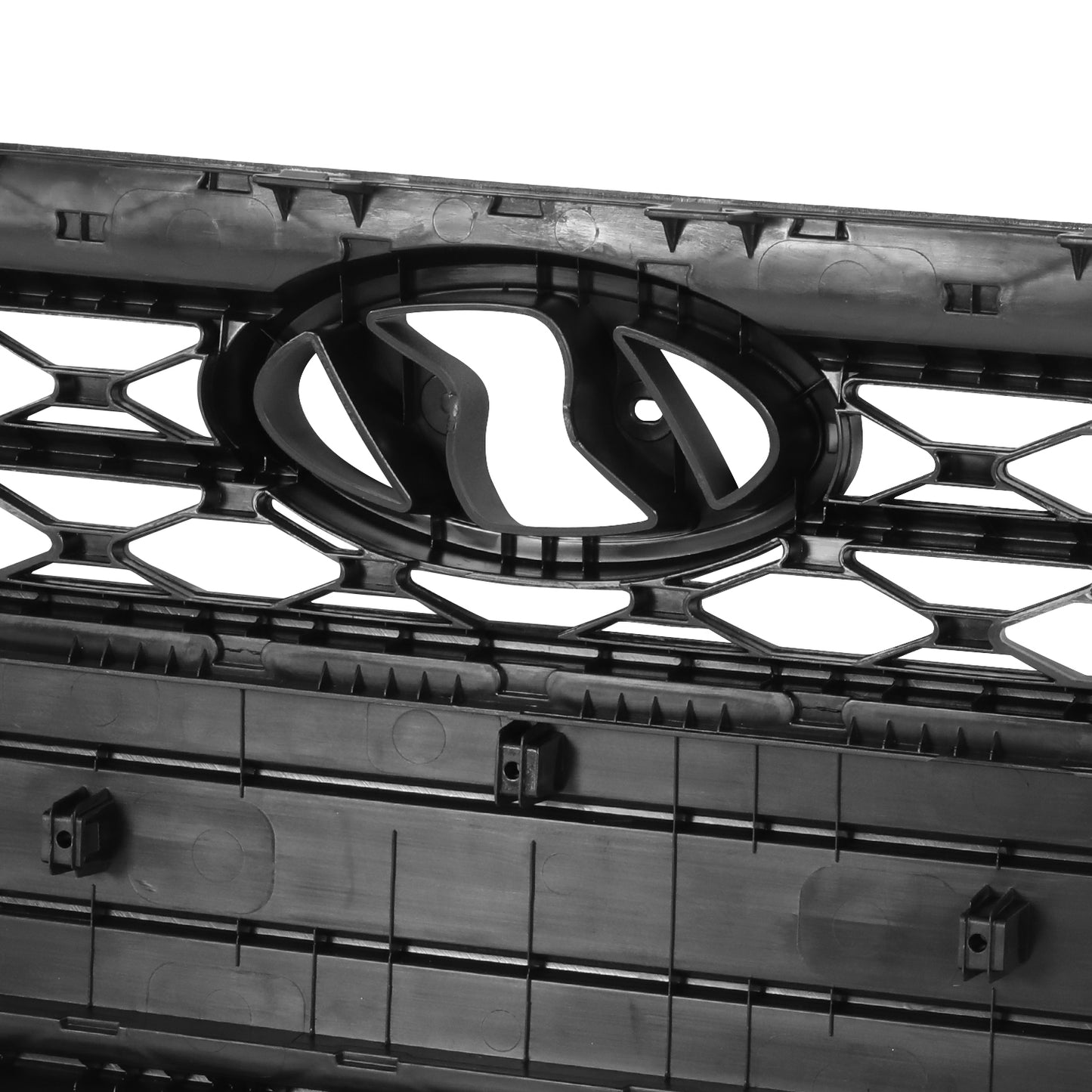 PARRILLA GRILLE - HY ACENT 18-20/21-ON/ GRILLE ASS'Y 18-20/ MAT-GRAY W/CHROME MLDG/ (SE) (4D)//PARTS.NO,HY1200214//OEM NO,86350J0000