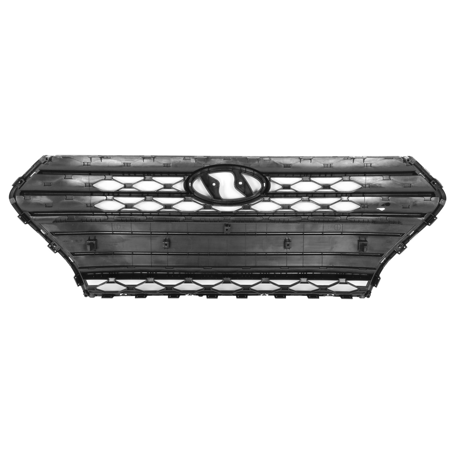 PARRILLA GRILLE - HY ACENT 18-20/21-ON/ GRILLE ASS'Y 18-20/ MAT-GRAY W/CHROME MLDG/ (SE) (4D)//PARTS.NO,HY1200214//OEM NO,86350J0000