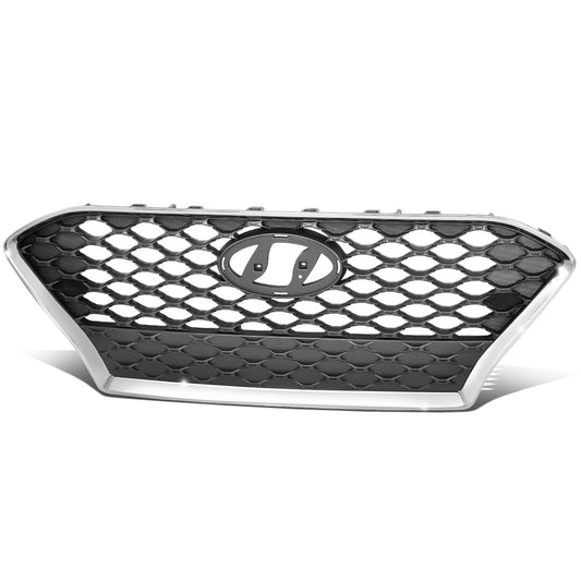 PARRILLA GRILLE - HY KNA 18-21/ GRILLE ASS'Y 18-20/ PAINTED SILVER/ W/BLACK FRAME/ (LIMITED|TREND|ULTIMATE)//PARTS.NO,HY1200219//OEM NO,86350J9100