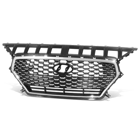 PARRILLA GRILLE - HY ELNTR 17-18/19-20/ GRILLE ASS'Y 18-20/ PAINTED BRIGHT BLACK/ W/CHROME FRAME/ W/O INTELLIGENT CRUISE CONTROL/(GT)(H/B)//PARTS.NO,HY1200224//OEM NO,86350G3010