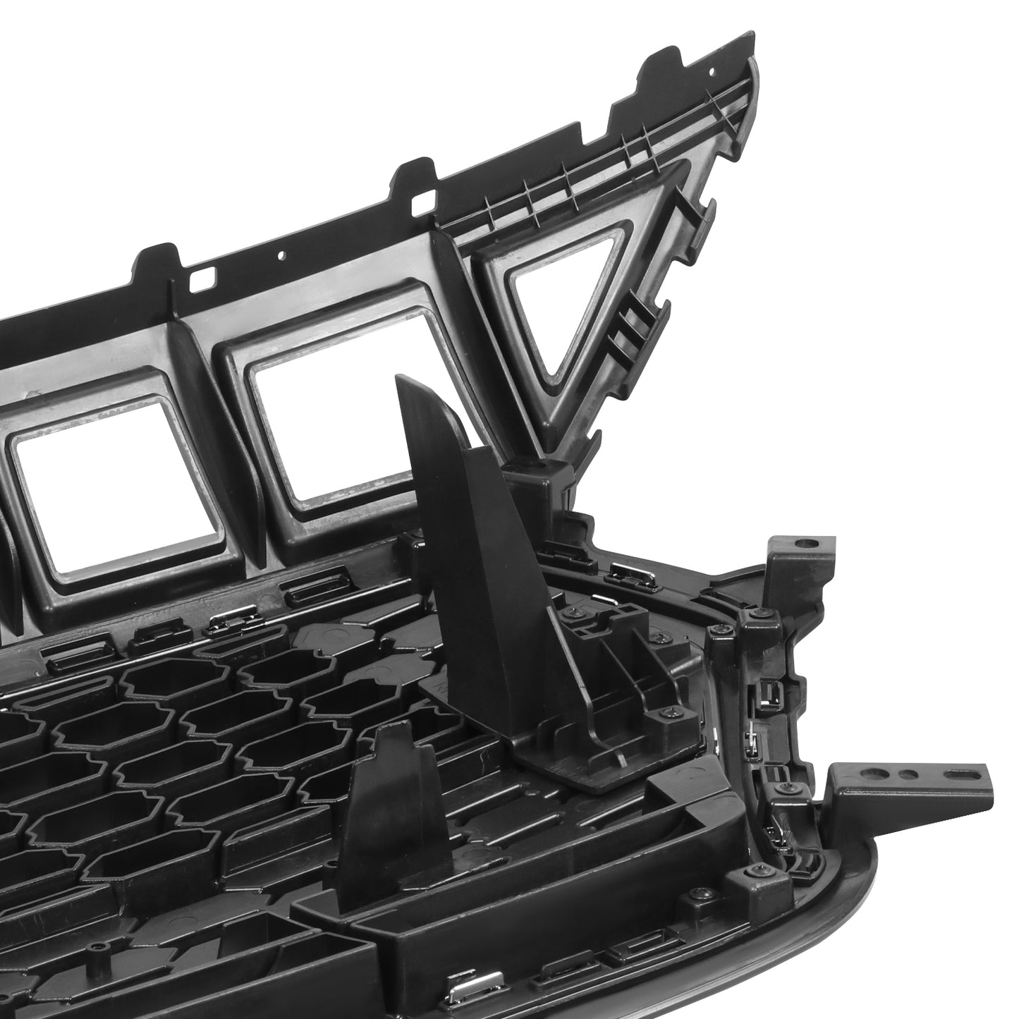 PARRILLA GRILLE - HY ELNTR 17-18/19-20/ GRILLE ASS'Y 18-20/ PAINTED BRIGHT BLACK/ W/CHROME FRAME/ W/O INTELLIGENT CRUISE CONTROL/(GT)(H/B)//PARTS.NO,HY1200224//OEM NO,86350G3010