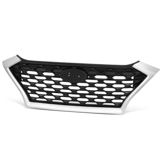 PARRILLA GRILLE - HY TUSN (IX25/35) 16-18/19-21/ GRILLE ASS'Y 19-21/ PAINTED BLACK/ W/SILVER MOULDING/ (W/O VIEW CAMERA)//PARTS.NO,HY1200225//OEM NO,86350D3500