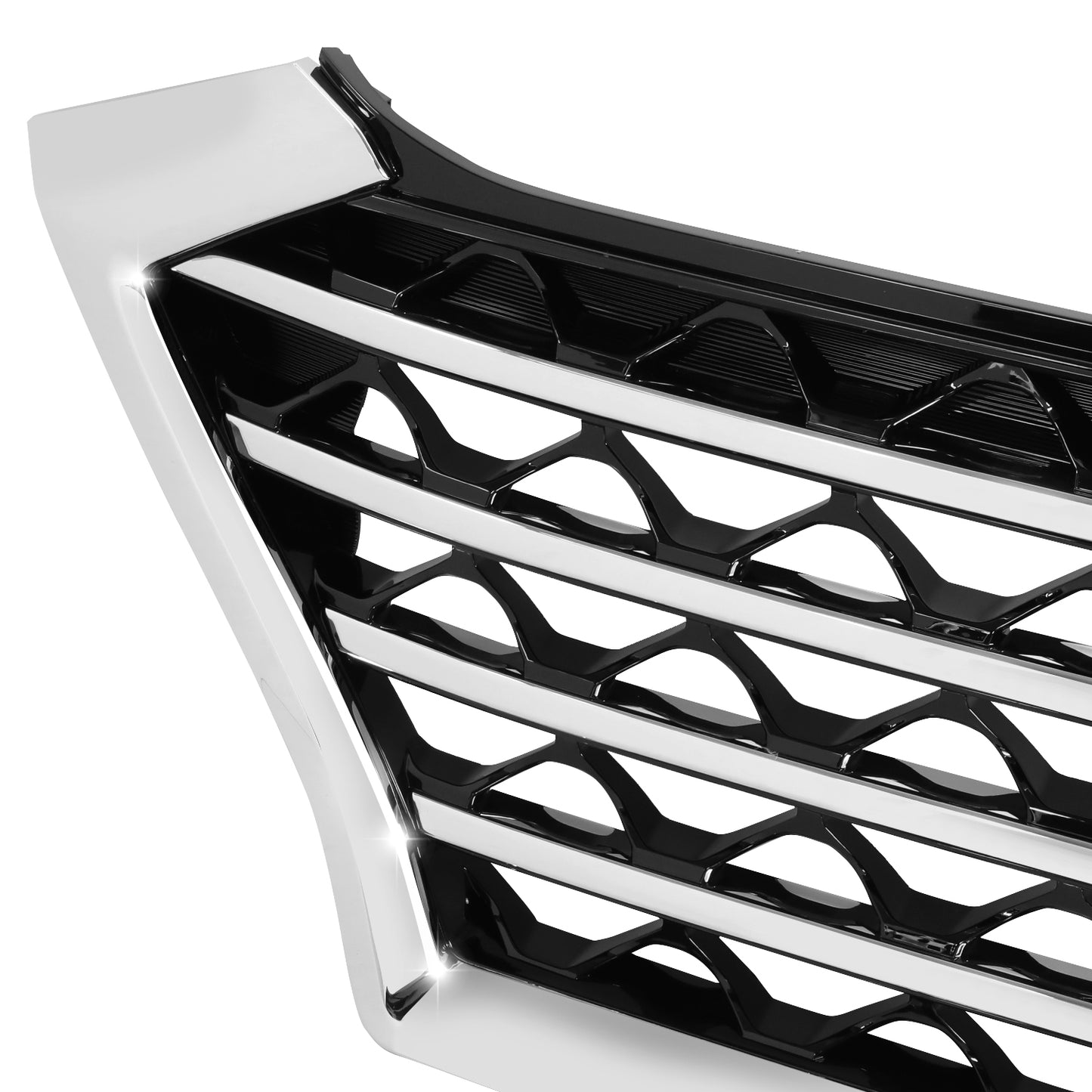 PARRILLA GRILLE - HY TUSN (IX25/35) 16-18/19-21/ GRILLE ASS'Y 19-21/ PAINTED BLACK/ W/CHROME FRAME/ (W/O VIEW CAMERA)//PARTS.NO,HY1200233//OEM NO,86350D3640