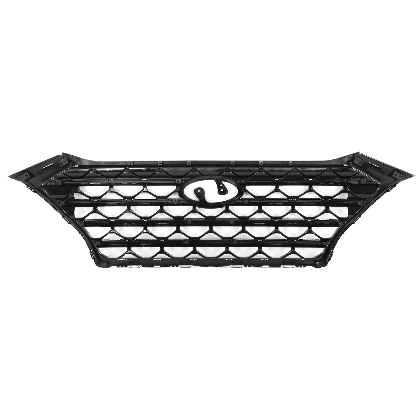 PARRILLA GRILLE - HY TUSN (IX25/35) 16-18/19-21/ GRILLE ASS'Y 19-21/ PAINTED BLACK/ W/CHROME FRAME/ (W/O VIEW CAMERA)//PARTS.NO,HY1200233//OEM NO,86350D3640