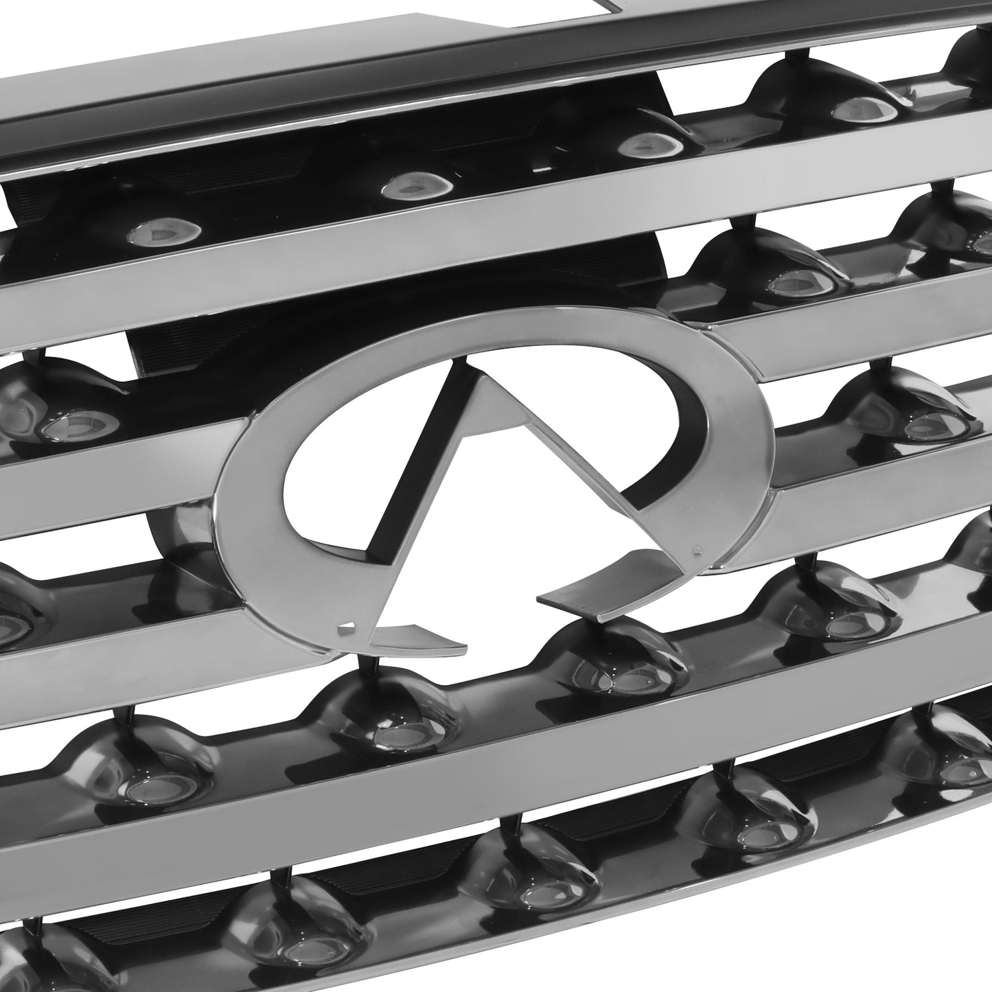 PARRILLA GRILLE - IN FX35/45 '03-'08/ GRILLE ASS'Y 03-05/ CHROME/BLACK/ W/DARK COLOR/ (SPORT)