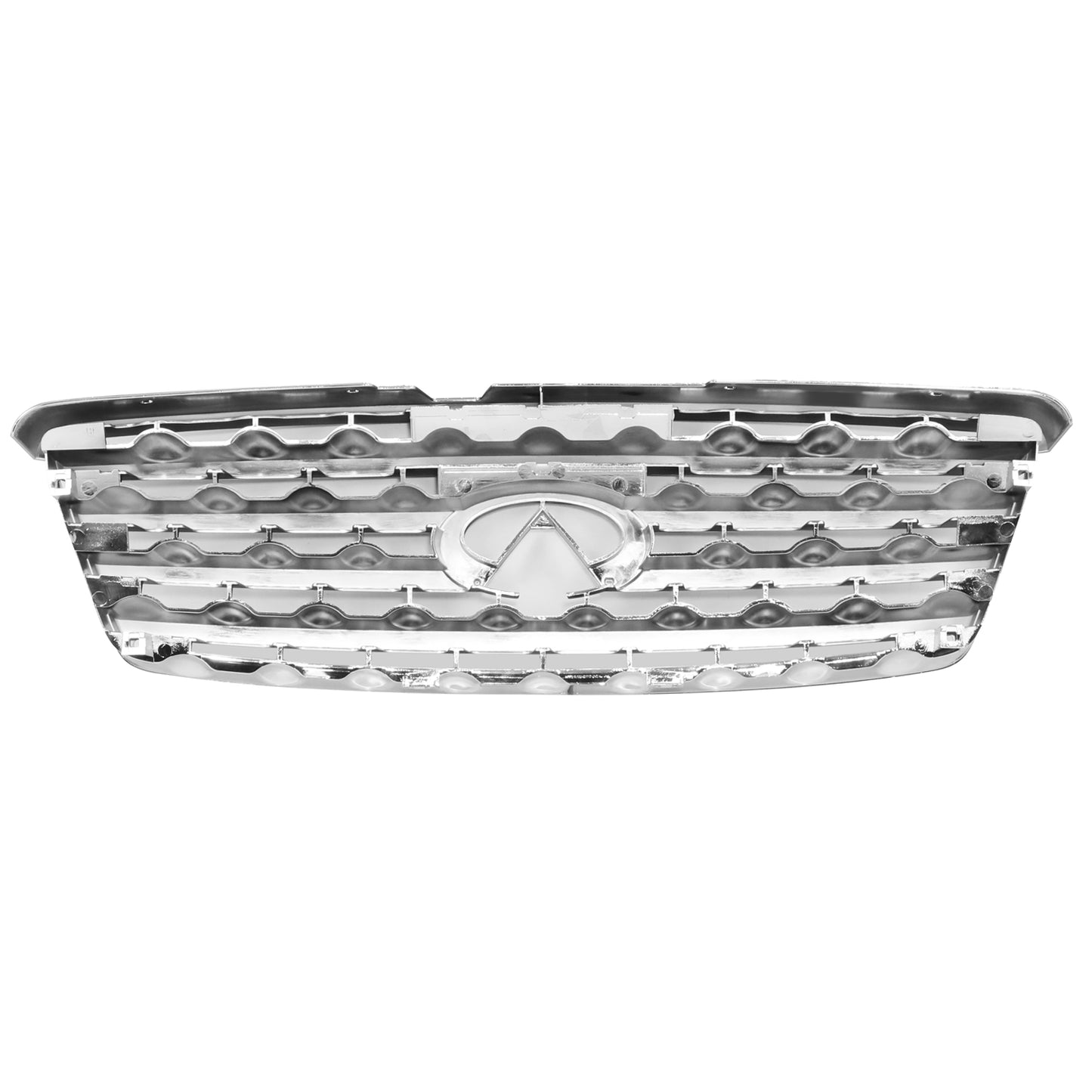 PARRILLA GRILLE - IN FX35/45 '03-'08/ GRILLE ASS'Y 03-05/ CHROME/BLACK/ W/DARK COLOR/ (SPORT)