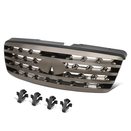 PARRILLA GRILLE - IN FX35/45 '03-'08/ GRILLE ASS'Y 06-07/ CHROME/BLACK W/DARK COLOR/ (W/SPORT)/ (EU=USA)