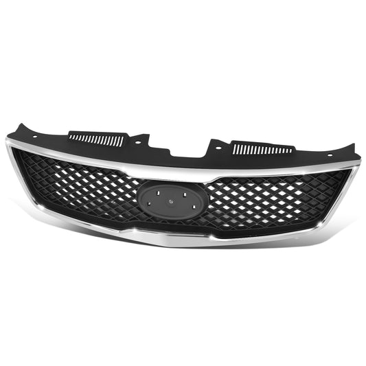 PARRILLA GRILLE - KA FOTE/FOTE-KOUP '10-'13/ GRILLE ASS'Y 10-10/ MAT-BLACK/ W/CHROME MOULDING//PARTS.NO,KI1200139//OEM NO,863501M010