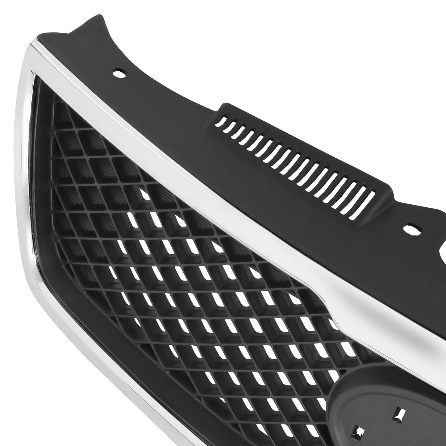 PARRILLA GRILLE - KA FOTE/FOTE-KOUP '10-'13/ GRILLE ASS'Y 10-10/ MAT-BLACK/ W/CHROME MOULDING//PARTS.NO,KI1200139//OEM NO,863501M010