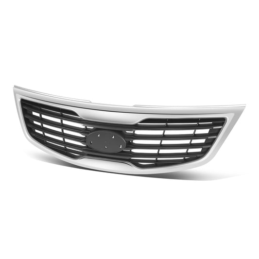 PARRILLA GRILLE - KA SPOTAG '11-'16/ GRILLE ASS'Y 11-12/ PAINTED BLACK/ W/SILVER MOULDING//PARTS.NO,KI1200148//OEM NO,863503W010
