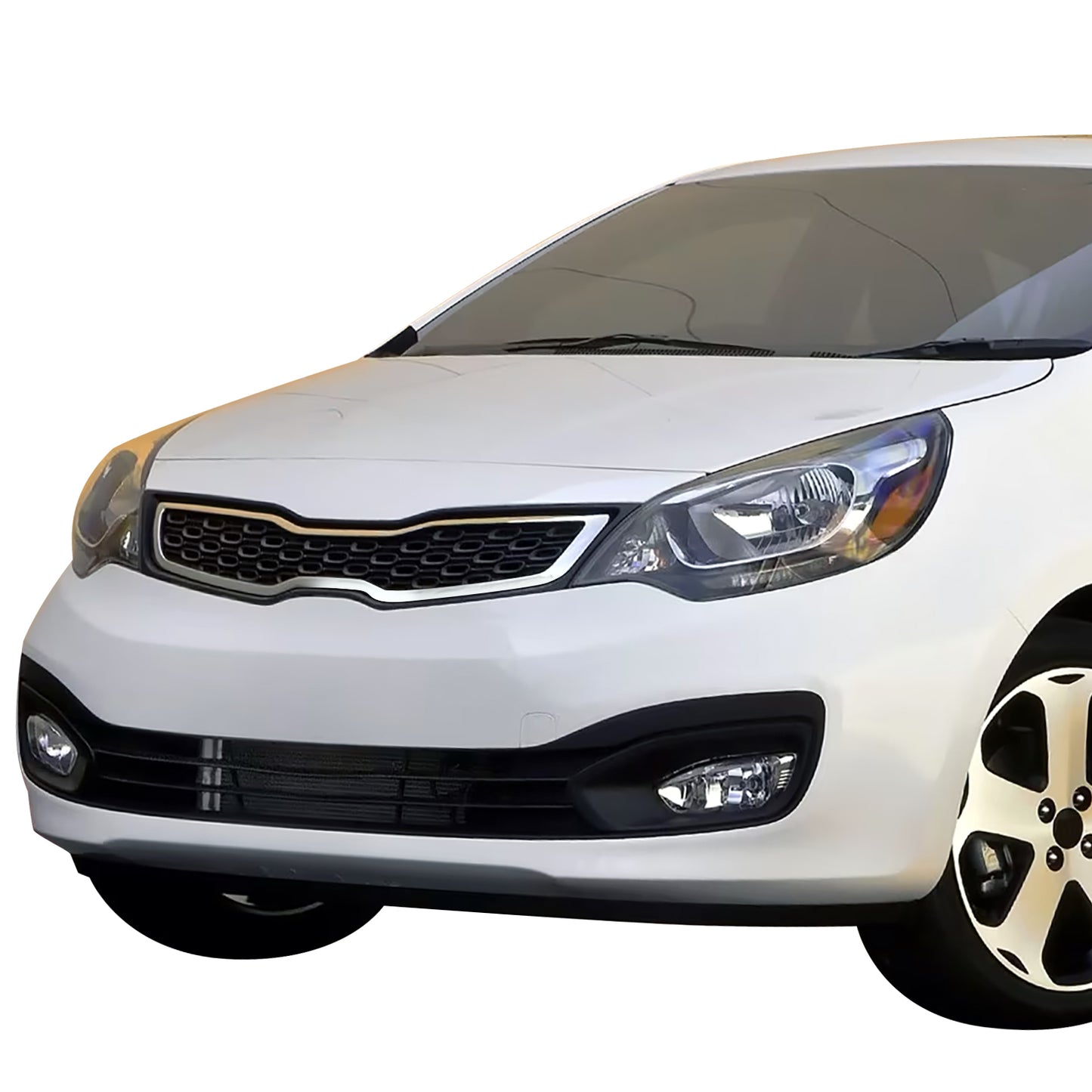 PARRILLA GRILLE - KA RIO '12-'15/'16-'17/ GRILLE ASS'Y 12-15/ CHROME/BLACK (4D)//PARTS.NO,KI1200151//OEM NO,863501W010