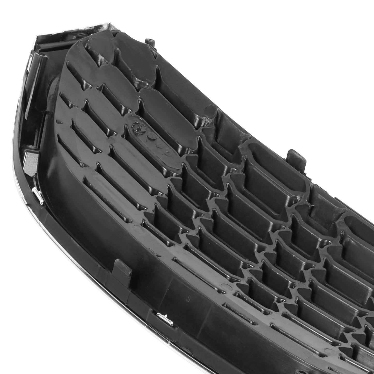 PARRILLA GRILLE - KA FOTE/KOUP '14-'16/'17-'18/ GRILLE ASS'Y 14-16/ PAINTED DARK SILVER/ W/CHROME FRAME (4D)//PARTS.NO,KI1200156//OEM NO,86350A7500