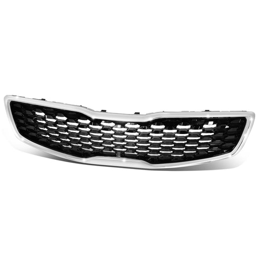 PARRILLA GRILLE - KA FOTE/KOUP '14-'16/'17-'18/ GRILLE ASS'Y 17-18/ PAINTED BLACK/ W/SMOKE BLACK FRAME (4D)//PARTS.NO,KI1200191//OEM NO,86350B0010