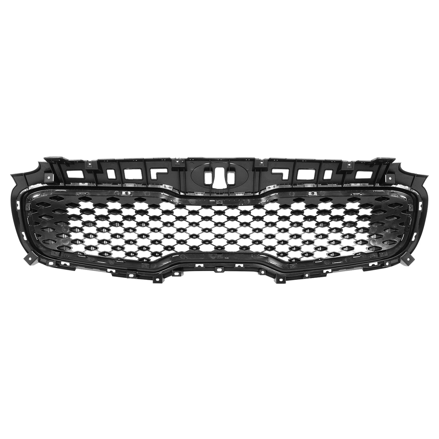 PARRILLA GRILLE - KA SPOTAG 17-19/20-21/ GRILLE ASS'Y 17-19/ MAT-BLACK W/CHROME FRAME/ (FWD)//PARTS.NO,KI1200194//OEM NO,86350D9000